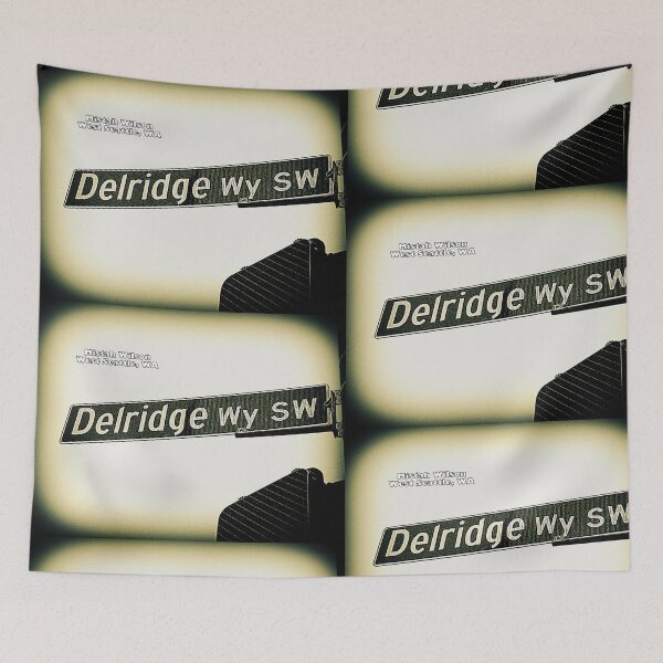 Item preview, Delridge Way Southwest, West Seattle, Washington by Mistah Wilson designed and sold by The Street Sign Store.