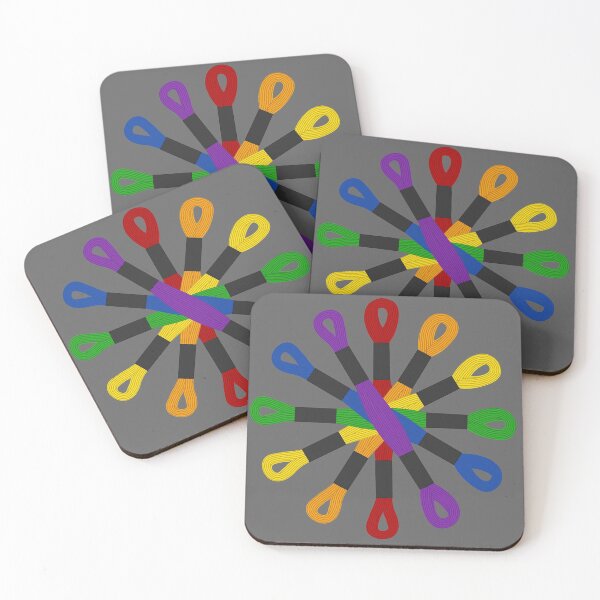 Item preview, Embroidery Cross Stitch Floss Skien Rainbow Circle designed and sold by GranniePanties.