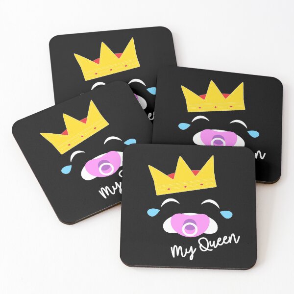 Item preview, Cute Crying Baby With A Crown And A Pacifier My Queen designed and sold by Paulina Vanlife.