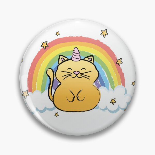 Aperçu de l'œuvre Licorne chat arc-en-ciel créée et vendue par Guarda-Chuva.