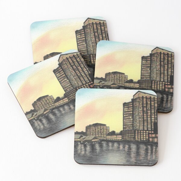 Item preview, Watercolor Art - Cityscape designed and sold by lucyideas.