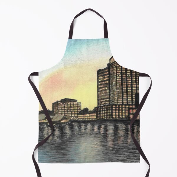 Item preview, Watercolor Art - Cityscape designed and sold by lucyideas.