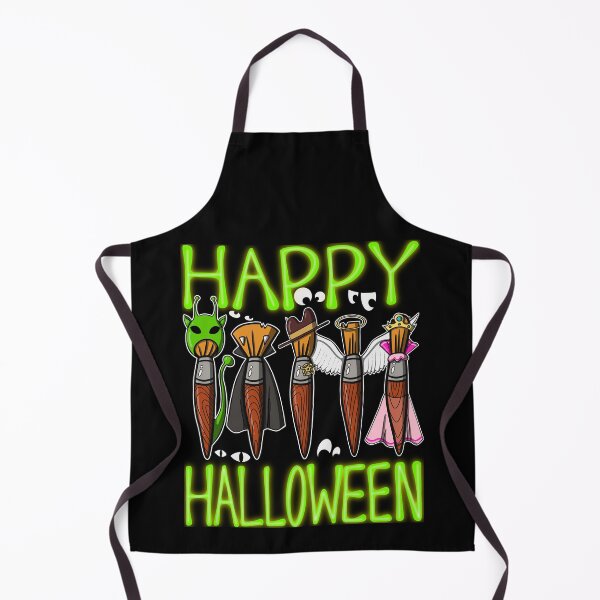 Item preview, Happy Halloween a Variety of Paintbrushes with Costumes designed and sold by thecraftace.