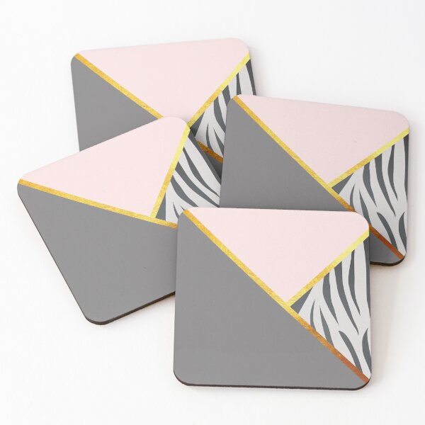 Item preview, Abstract zebra print, color blocking designed and sold by ColorsHappiness.