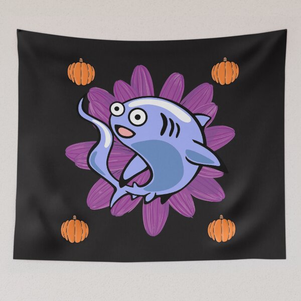 Item preview,   FLORAL SHARK WITH PUMPKIN VIBES  designed and sold by unique things.