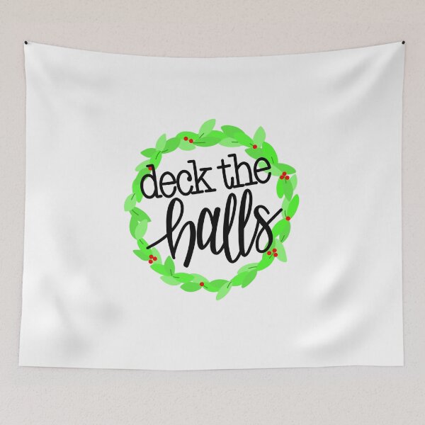 Item preview, Deck the Halls Christmas Wreath  designed and sold by MaggieEDoodles.