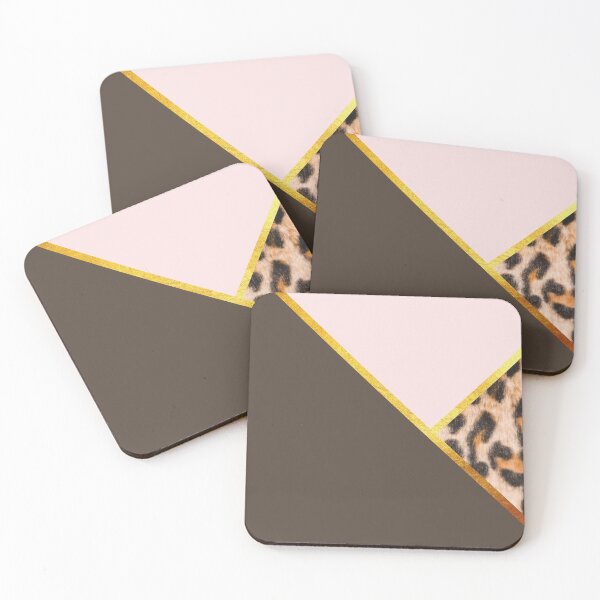 Item preview, Abstract leopard print, color blocking designed and sold by ColorsHappiness.
