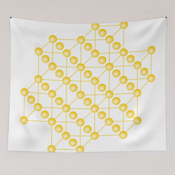 Item preview, Gold Crystal Structure designed and sold by ChemisTees.