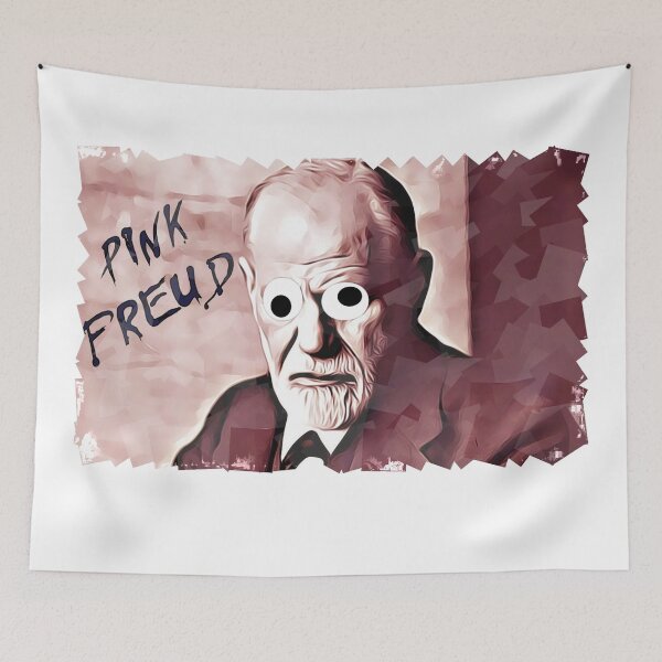 Item preview, Pink Freud - Sigmund Freud pink abstract  designed and sold by Wildjourne.