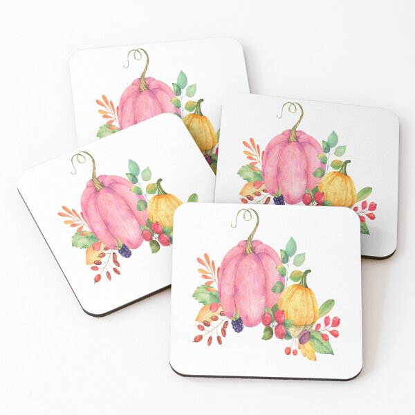 Item preview, Watercolor pumpkin barries and nuts designed and sold by Designhub14.