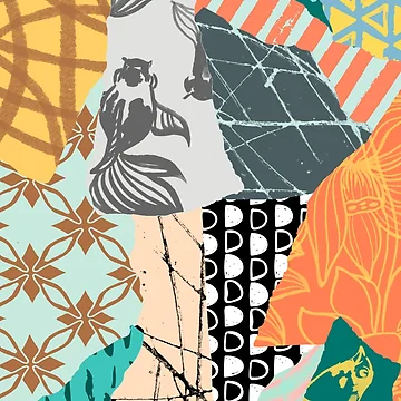 Artwork thumbnail, Retro Pattern Mask by come