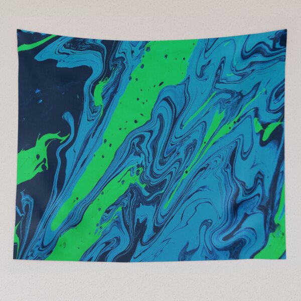 Item preview, Blue-Green Algae Abstract designed and sold by Artsy-Chemist.