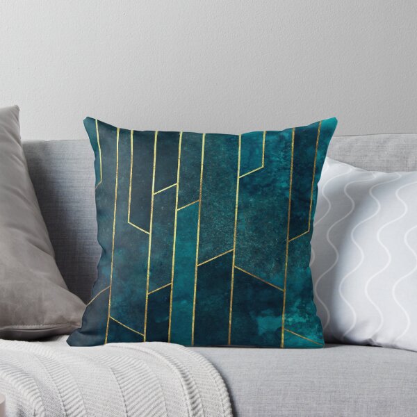 Item preview, Teal Gold Geometric designed and sold by themadesigns.
