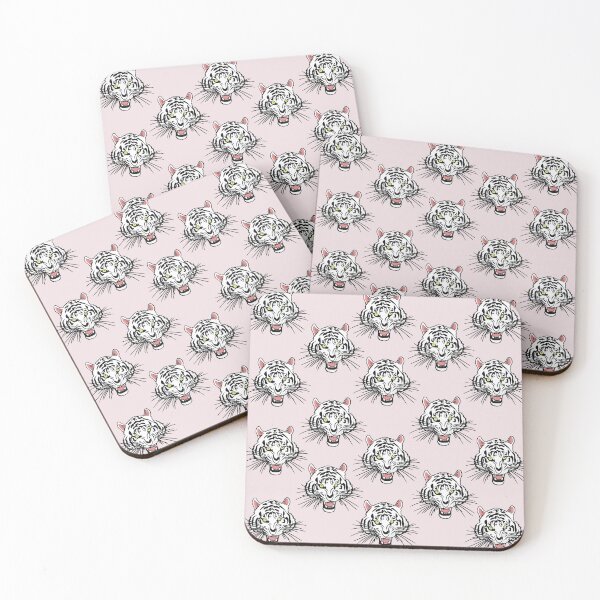 Item preview, Feisty Tiger Faces Pattern designed and sold by PrintbyPatty.