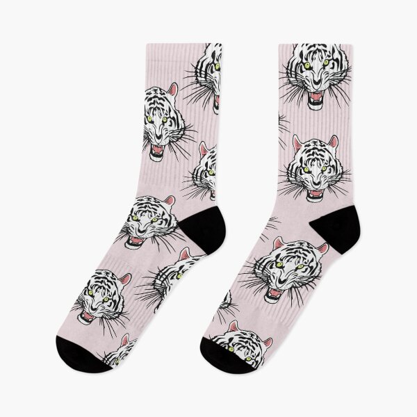 Item preview, Feisty Tiger Faces Pattern designed and sold by PrintbyPatty.