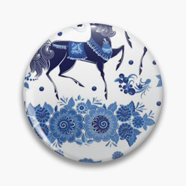 Item preview, Horse Blue  || Horse Background designed and sold by Jessi Review.