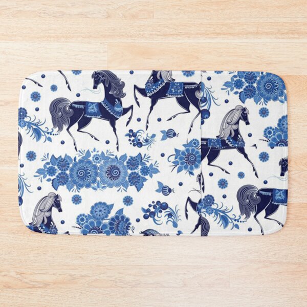 Item preview, Horse Blue  || Horse Background designed and sold by Jessi Review.