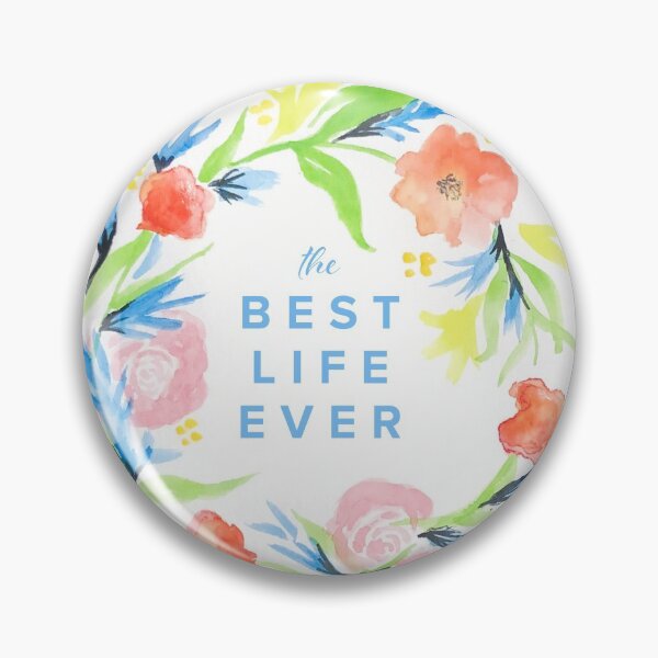 Item preview, The Best Life Ever Watercolor designed and sold by Bonnie Kittle.