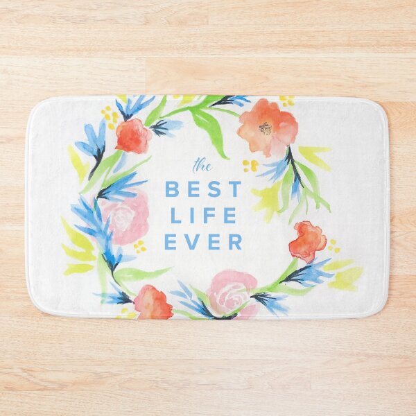 Item preview, The Best Life Ever Watercolor designed and sold by Bonnie Kittle.