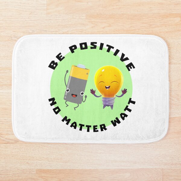 Artikelvorschau, Matching Sei positiv, egal Watt - Batterie entworfen und verkauft von All Over Sugar.
