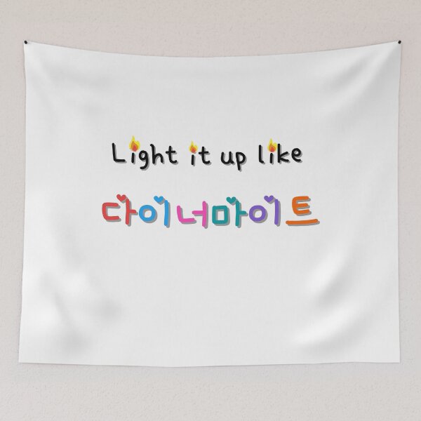 Item preview, Light it up like 다이너마이트 Dynamite  designed and sold by SeoulJourner.