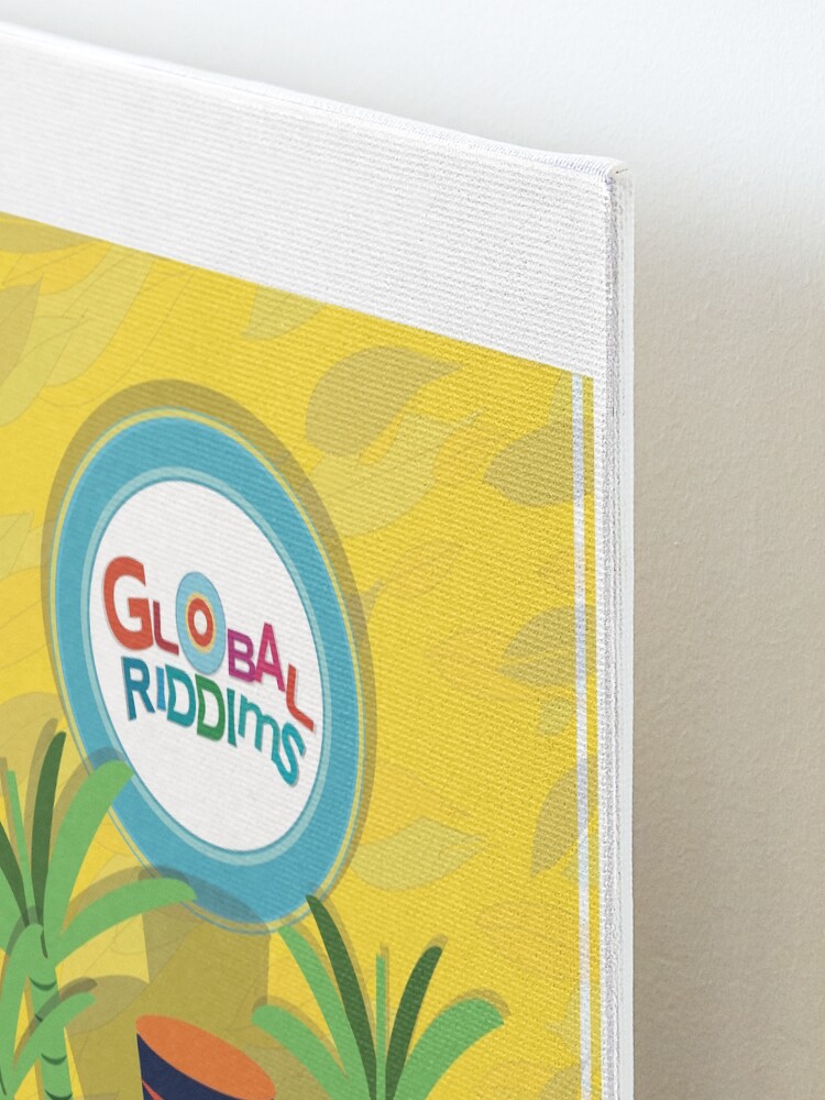 Alternate view of Golbal Riddims - Compilation Cover Art (4) Mounted Print