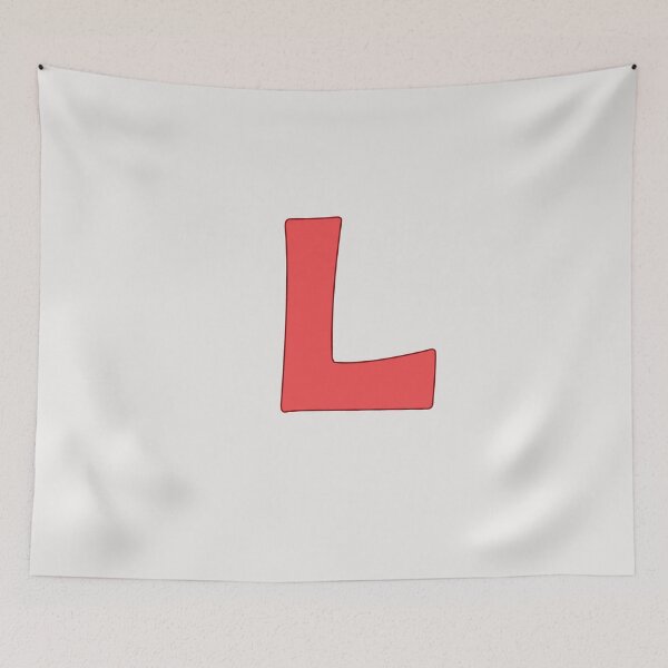 Item preview, letter l red designed and sold by ZiphGames.