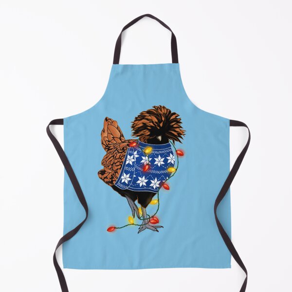 Item preview, Golden-Laced Polish Chicken In Ugly Christmas Sweater Tangled In Lights designed and sold by iamgirl1.