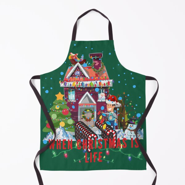 Item preview, When Christmas Is Life Festive Decorating Graphic Art designed and sold by Mary Riley.