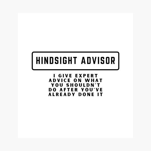 Item preview, Hindsight Advisor designed and sold by Thunderklart.