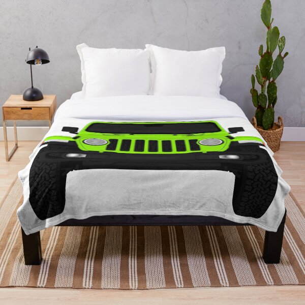 Jeep Wrangler Throw Blankets Redbubble
