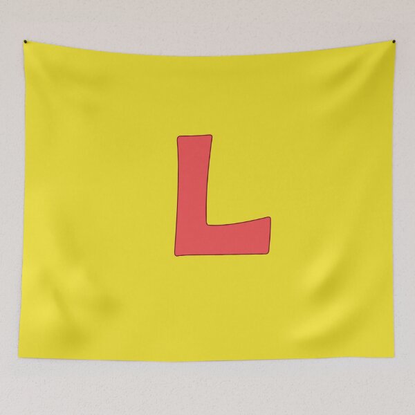 Item preview, letter l red designed and sold by ZiphGames.
