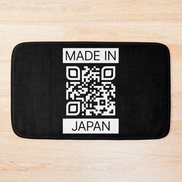 Item preview, Made In Japan With QR Code (White) designed and sold by BunnyPrinceDegn.