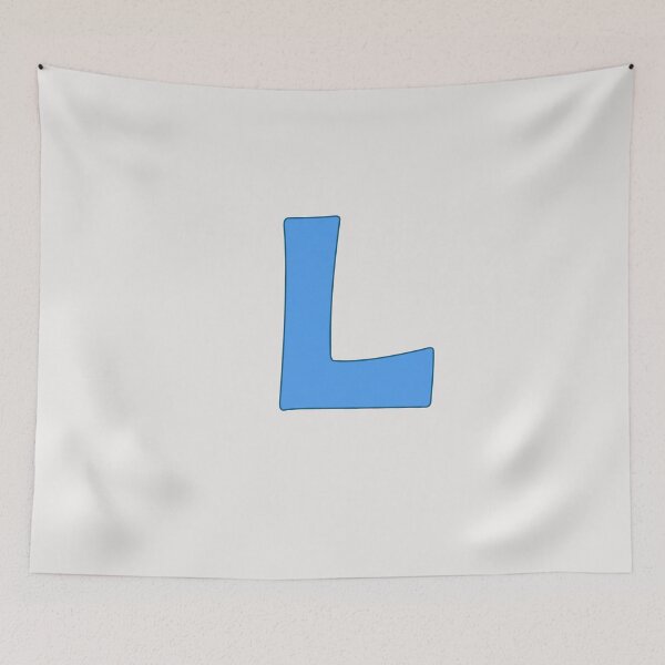 Item preview, letter l blue designed and sold by ZiphGames.