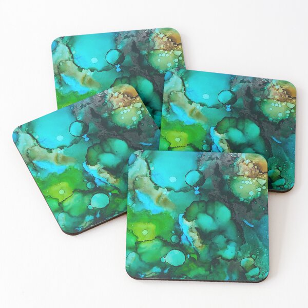 Item preview, Under the Sea 2 Alcohol Ink designed and sold by Artfully Abstracted.