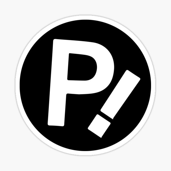 FLCL Haruhara P! Logo Sticker