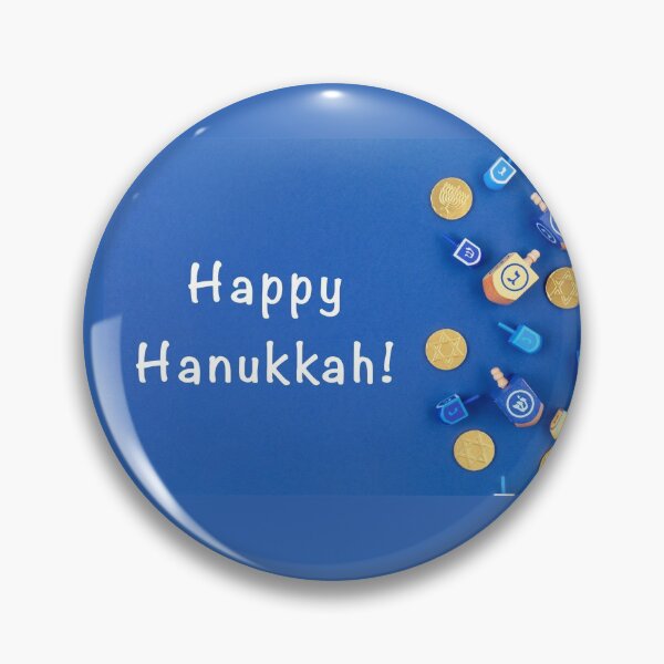 Item preview, Happy Hanukkah - Dreidel; Blue, White, Yellow - Jewish, Holiday  designed and sold by MrRoccoBlue.