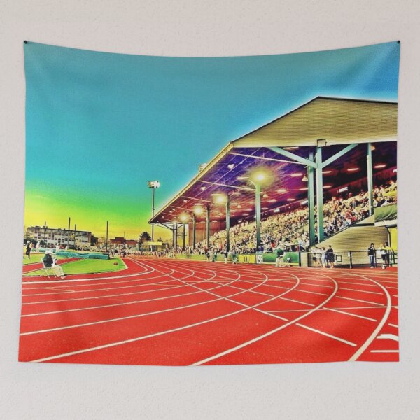 Item preview, Runners Track and Field Pop Art designed and sold by Lizzie May.