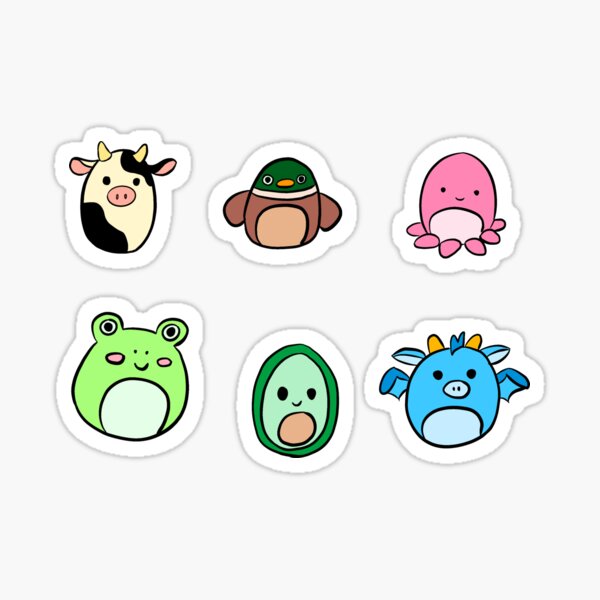 Squishmallow Sticker  Cute stickers, Cute doodle art, Cute doodles