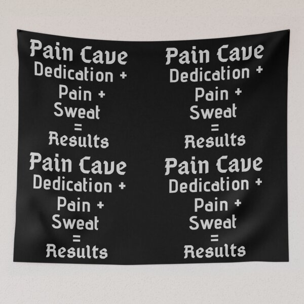 Item preview, Pain Cave a Triathletes home designed and sold by Sonatablue.