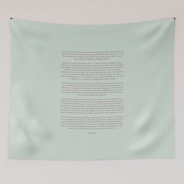 Item preview, Alan Watts, Dream and Consciousness  designed and sold by Lucinda Theodore.