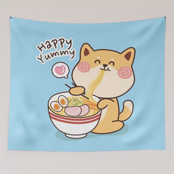 Item preview, Ramen Shiba Inu designed and sold by kawaiistudio.