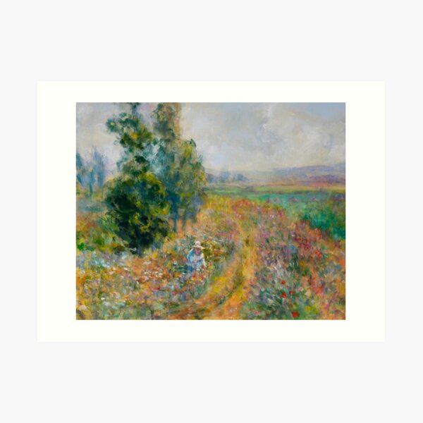 Impressionist Painting-"Sally" by Mary Pat Forrest-Fields of Flowers Art Print