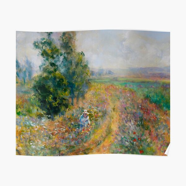 Impressionist Painting-"Sally" by Mary Pat Forrest-Fields of Flowers Poster