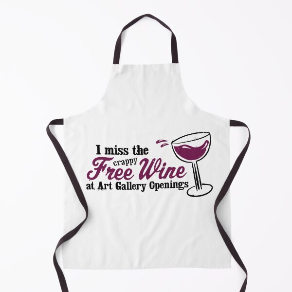Item preview, I Miss the Carppy Free Wine at Art Gallery Openings designed and sold by BourbonMania.