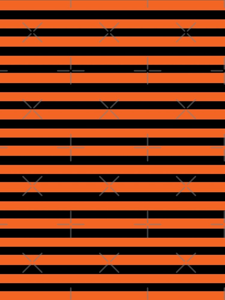 Thumbnail 4 of 4, iPhone Case, Halloween Stripes - Black and Orange - Classic striped pattern by Cecca Designs designed and sold by Cecca-Designs.