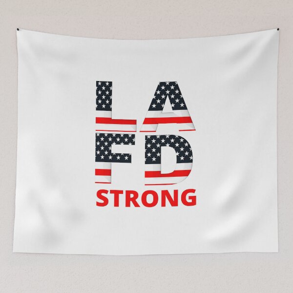 Item preview, LA Fire Department Strong designed and sold by GoodGirlDesigns.
