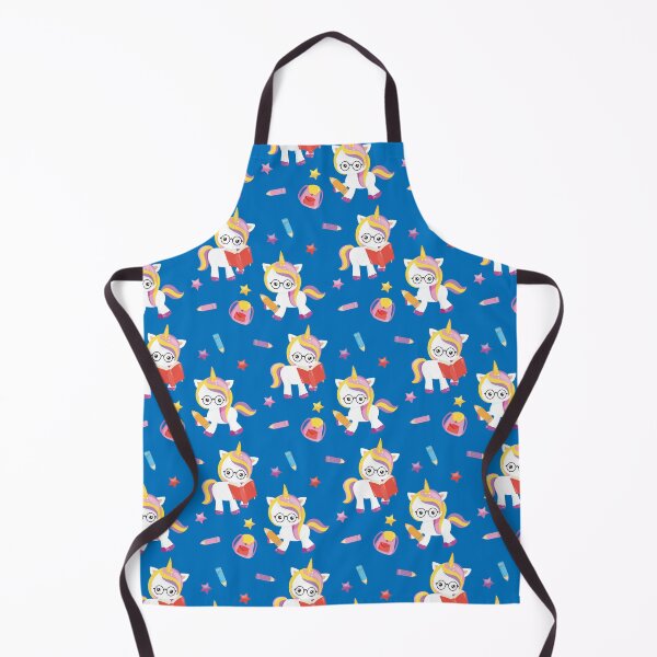 Item preview, Cute School Unicorn With Glasses And Pencil And Stars designed and sold by mcshirtface.
