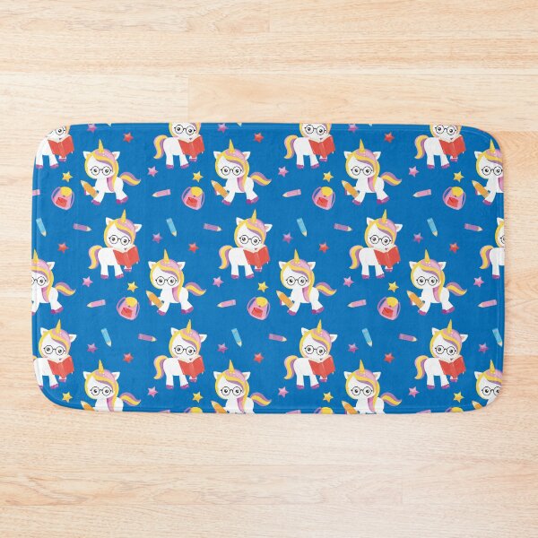Item preview, Cute School Unicorn With Glasses And Pencil And Stars designed and sold by mcshirtface.