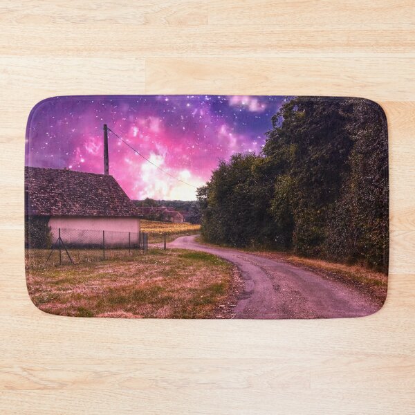 Item preview,  France Travel Photography, Country Lane With Old Barn, Aesthetic designed and sold by Lizzie May.